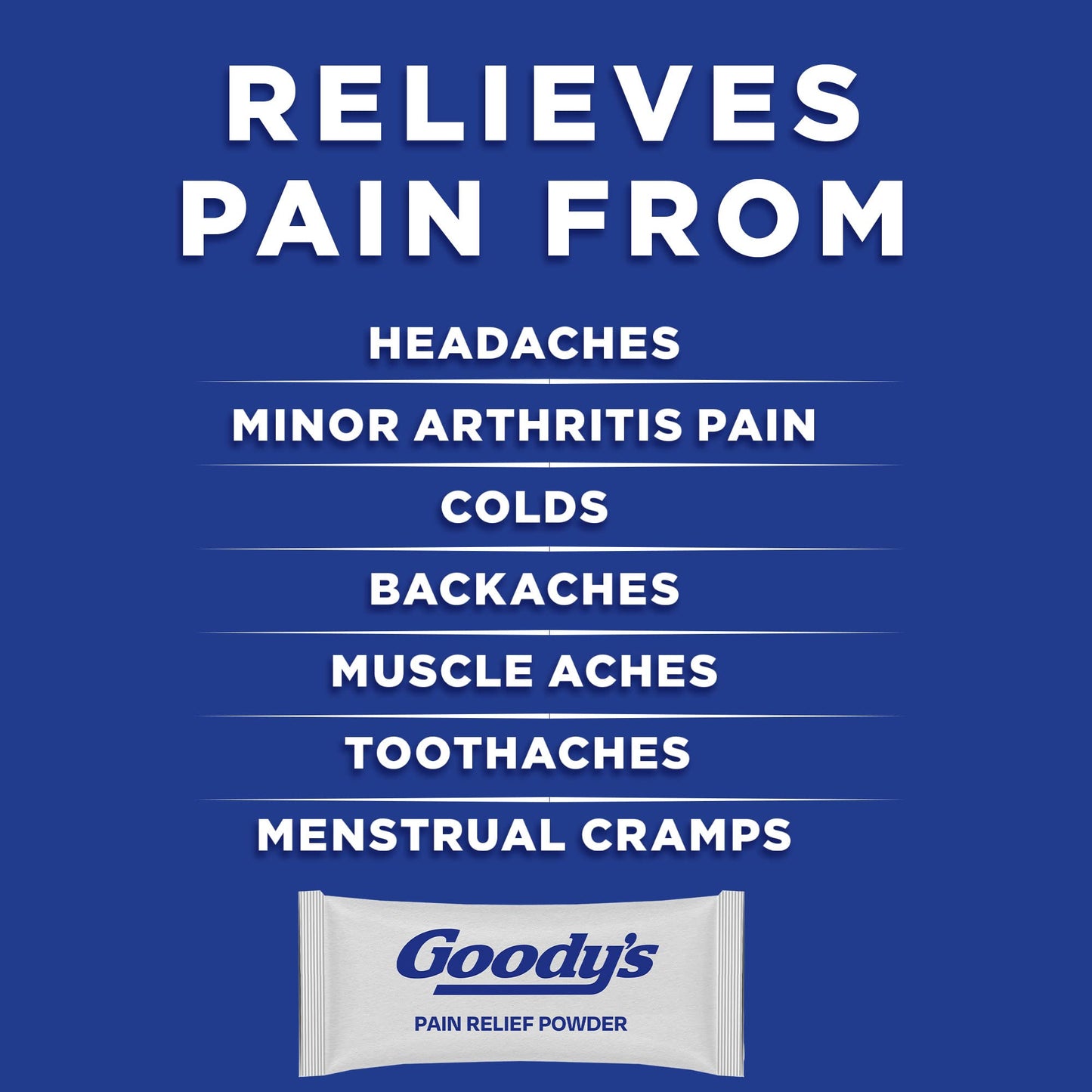 Goody's Pain Relief Powders, Extra Strength Headache Powder, 50 ct (Pack of 1) - dailyvitalstore