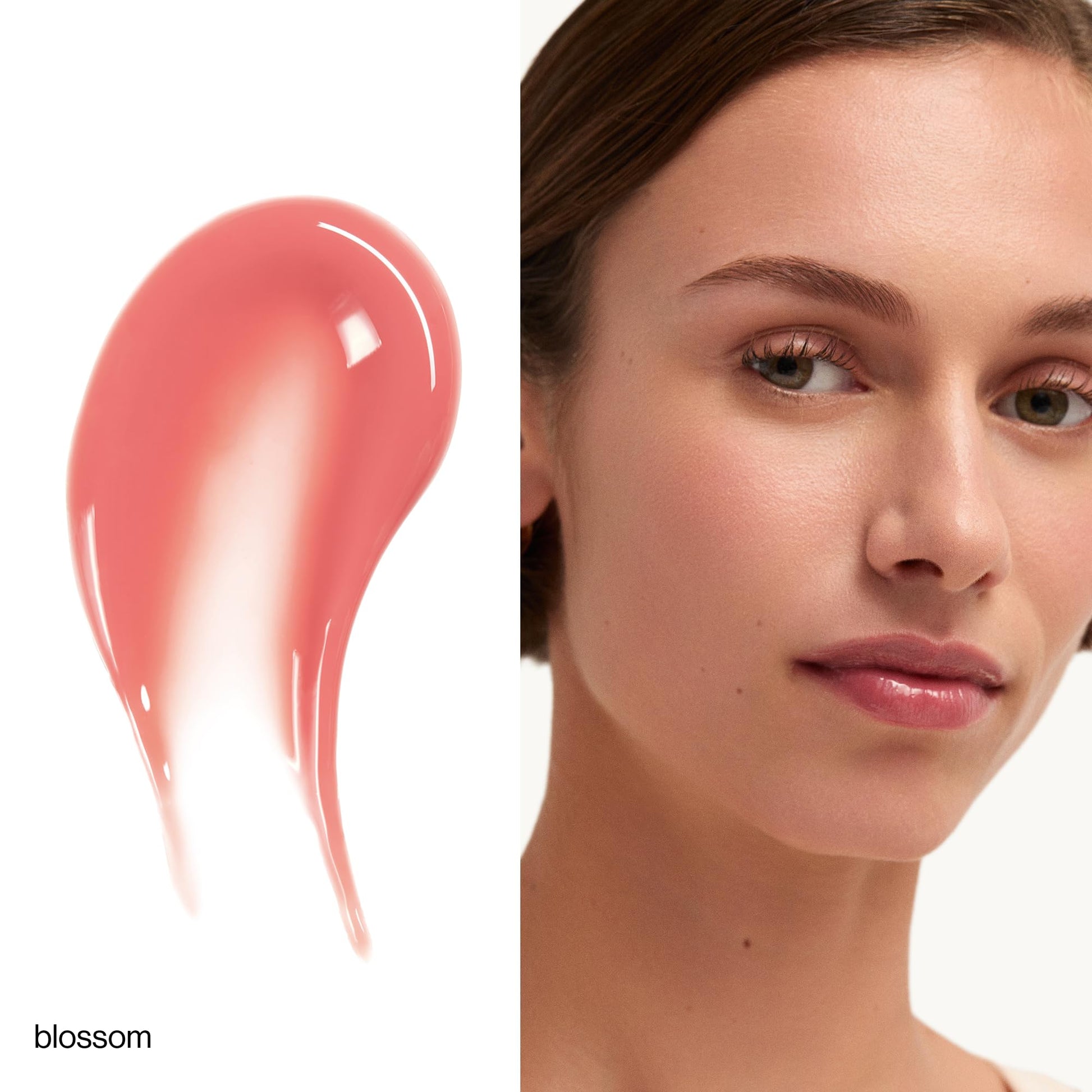 goop Beauty Hydra-Barrier Gel Gloss | Hydrating Lip Gloss to Moisturize & Plump Lips | Hyaluronic Acid & Vitamin E | Blossom - Sheer Petal Pink | 0.13 oz - dailyvitalstore