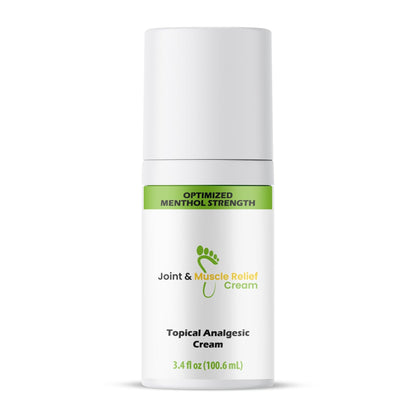 Gout and You Extra Strength Optimized Menthol Joint Discomfort Relief Cream for Joint Flare-Ups, Tendon, Muscle Ache - Fast Acting Joint Discomfort Relieving Rub with 19 Ingredients - dailyvitalstore