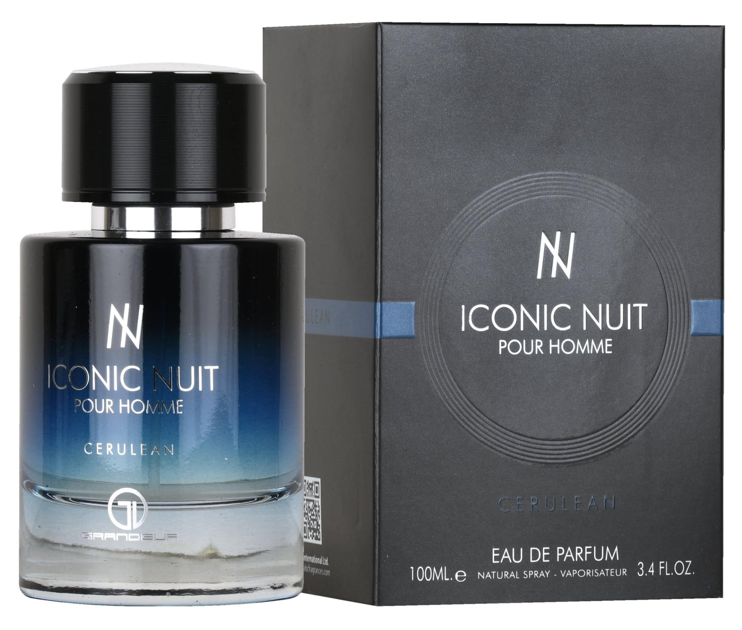 Grandeur Iconic Nuit Pour Homme 3.4 oz 100 ml Eau De Parfum Spray - dailyvitalstore