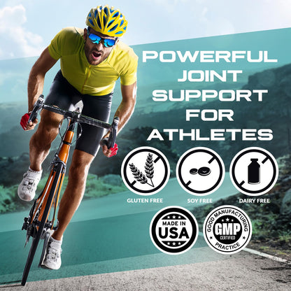 Granite Joint Care: Premium UC-II Collagen, Turmeric Curcumin C3, AKBA Boswellia + More - All-in-One Support for Joint Mobility, Comfort & Strength (60ct) - dailyvitalstore