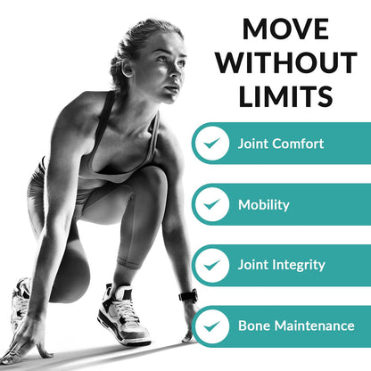Granite Joint Care: Premium UC-II Collagen, Turmeric Curcumin C3, AKBA Boswellia + More - All-in-One Support for Joint Mobility, Comfort & Strength (60ct) - dailyvitalstore