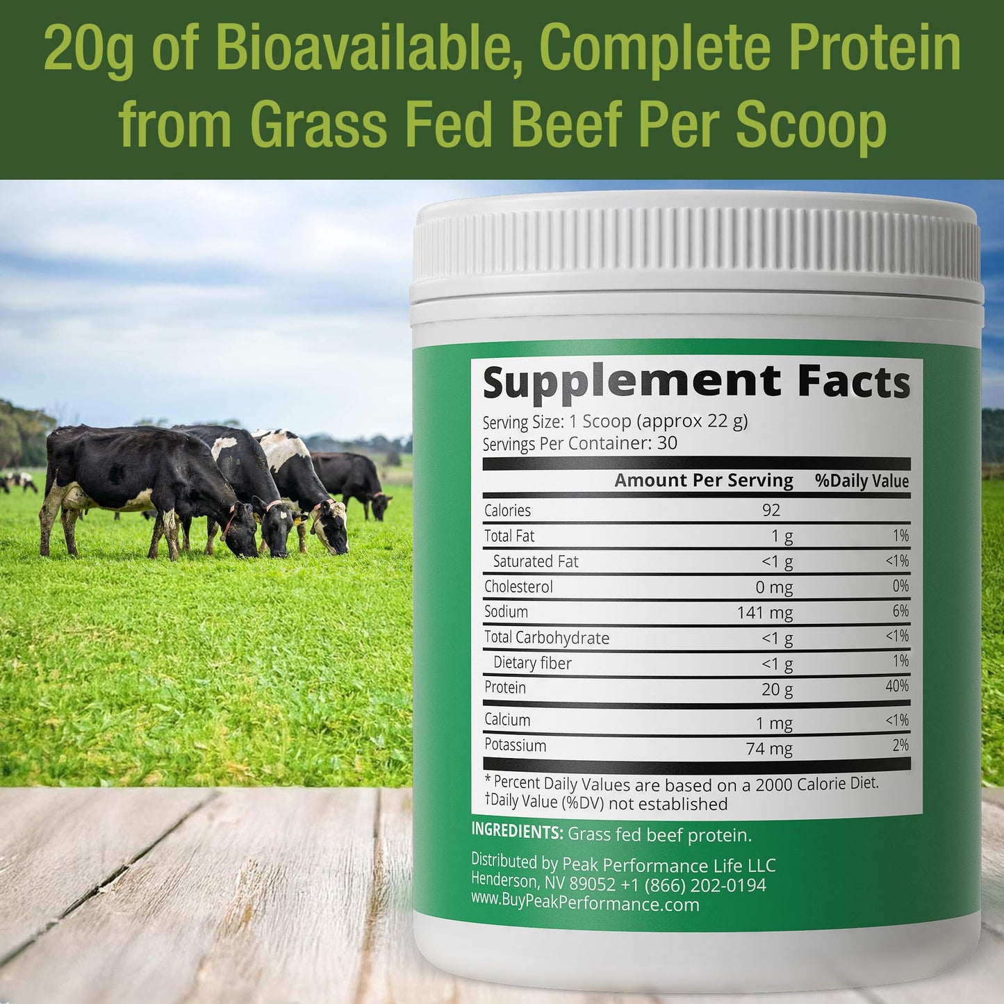 Grass Fed Beef Protein Powder - Lactose Free Great Tasting Beef Protein Isolate. Complete Animal Based Non Dairy Paleo Carnivore Supplement for Prime Muscle Building. No Whey. Unflavored - dailyvitalstore