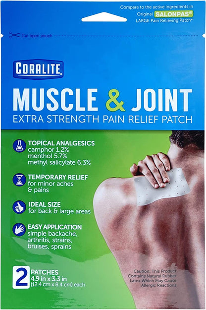 Great Lakes Wholesale 8070790155 2Ct Heat Pain Patch Health Products - dailyvitalstore
