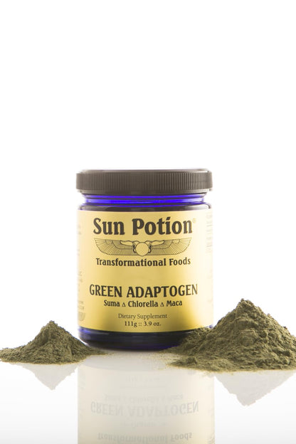 Green Adaptogen Superfood Powder | Organic Maca, Suma Root & Chlorella Blend | Plant Based Adaptogenic Herbal Supplement | Nutrient Rich Greens Powder for Smoothies & Daily Wellness | Non-GMO | 111g - dailyvitalstore