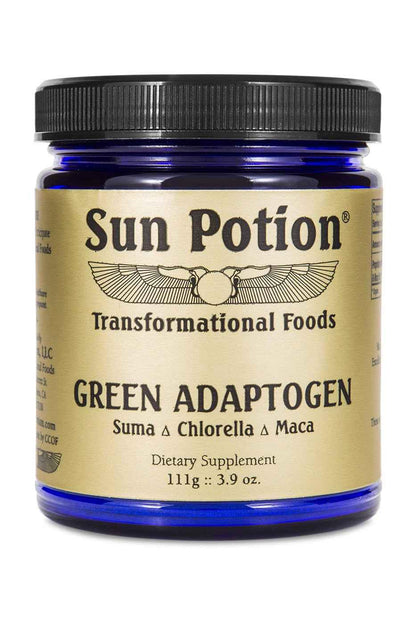 Green Adaptogen Superfood Powder | Organic Maca, Suma Root & Chlorella Blend | Plant Based Adaptogenic Herbal Supplement | Nutrient Rich Greens Powder for Smoothies & Daily Wellness | Non-GMO | 111g - dailyvitalstore