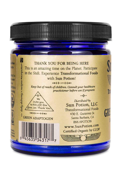 Green Adaptogen Superfood Powder | Organic Maca, Suma Root & Chlorella Blend | Plant Based Adaptogenic Herbal Supplement | Nutrient Rich Greens Powder for Smoothies & Daily Wellness | Non-GMO | 111g - dailyvitalstore