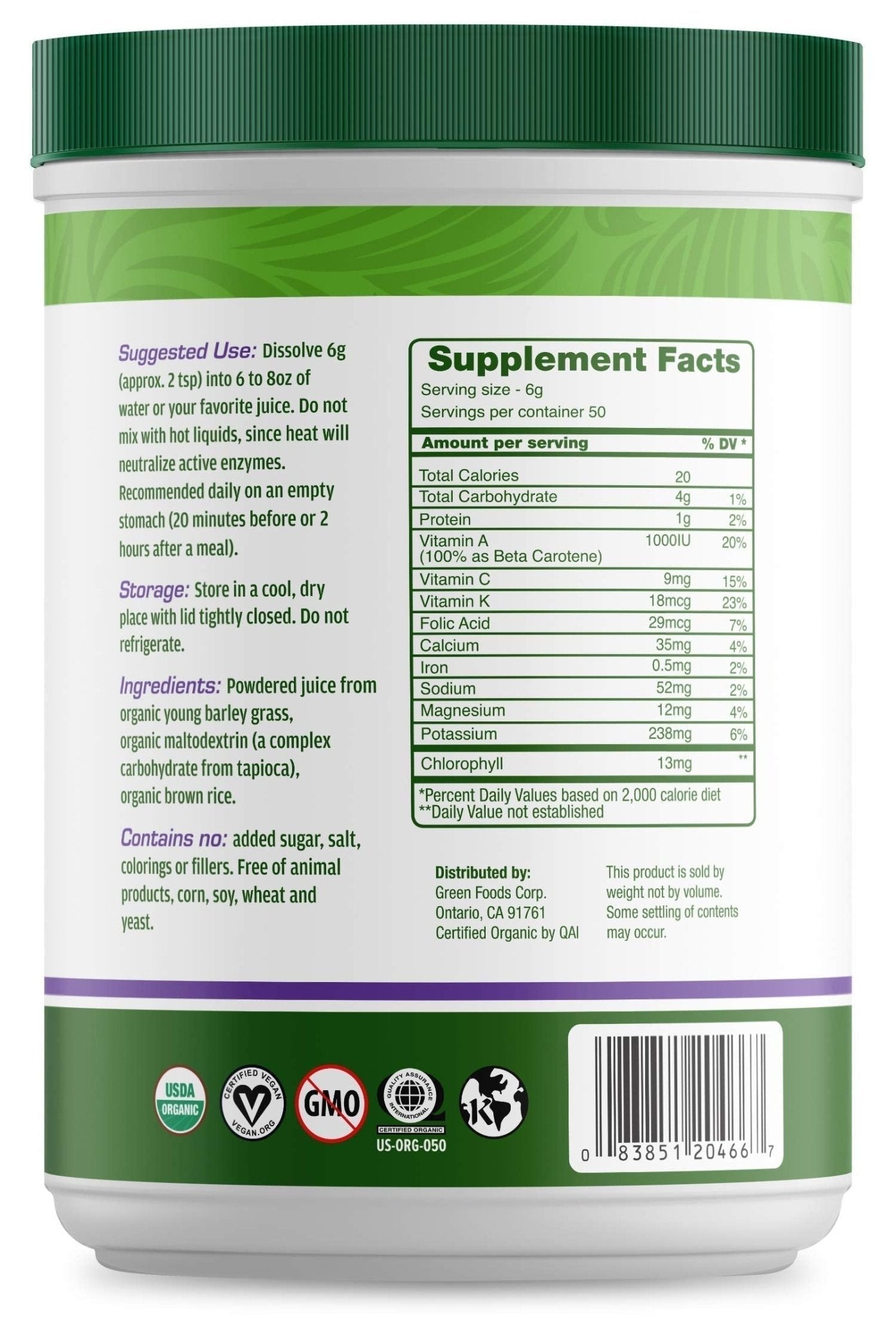 Green Foods Green Magma, 10.6 Ounce - dailyvitalstore