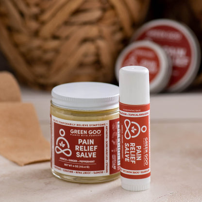 Green Goo Natural Skin Care Salve, Pain Relief with Arnica,1.82 Ounce Large Tin - dailyvitalstore