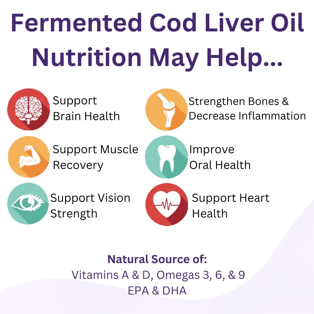 Green Pasture Fermented Cod Liver Oil & Butter Oil Blend - Wild Alaska Cod, Vitamins A & D, Omega-3-6-9, MSC Certified, 120 Capsules - dailyvitalstore