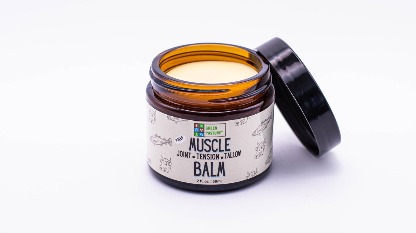Green Pasture Muscle Balm (Muscle Balm, 2, Fl Oz), Cream - dailyvitalstore