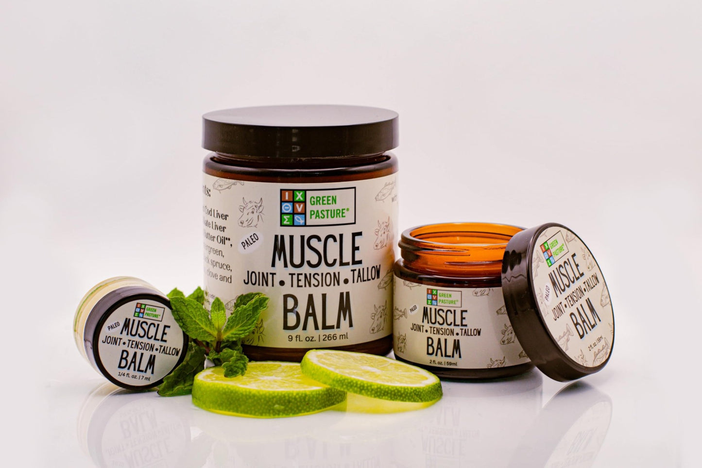 Green Pasture Muscle Balm (Muscle Balm, 2, Fl Oz), Cream - dailyvitalstore