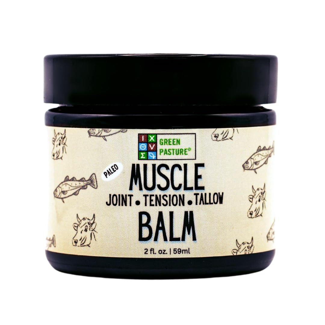 Green Pasture Muscle Balm (Muscle Balm, 2, Fl Oz), Cream - dailyvitalstore