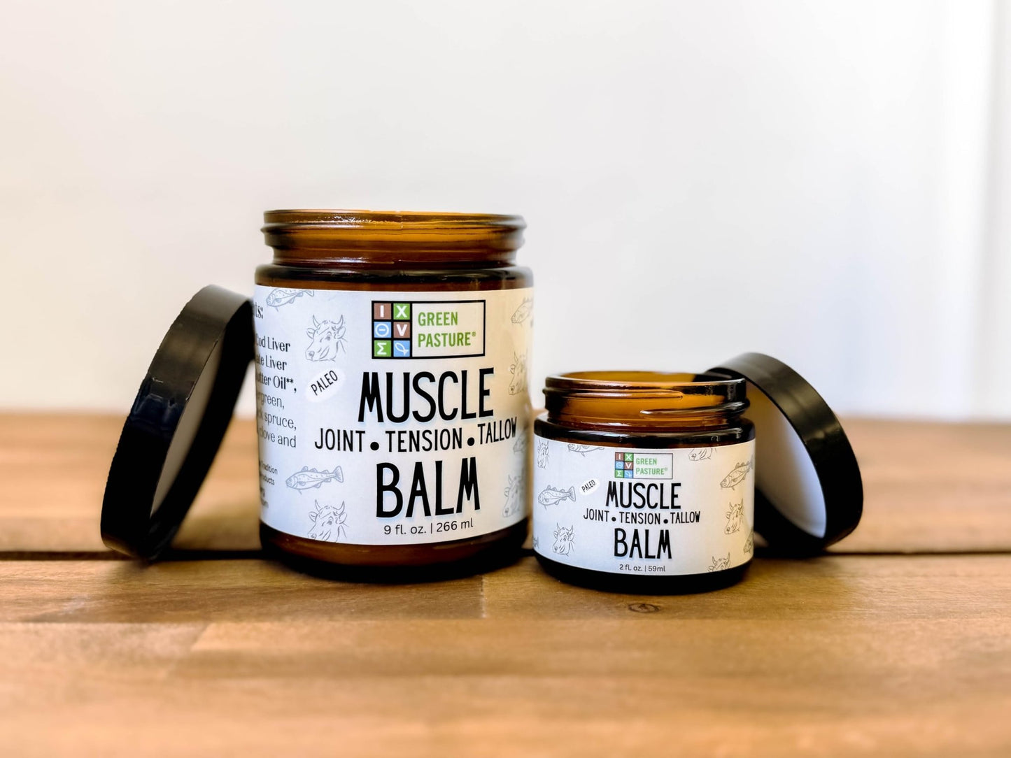 Green Pasture Muscle Balm (Muscle Balm, 2, Fl Oz), Cream - dailyvitalstore
