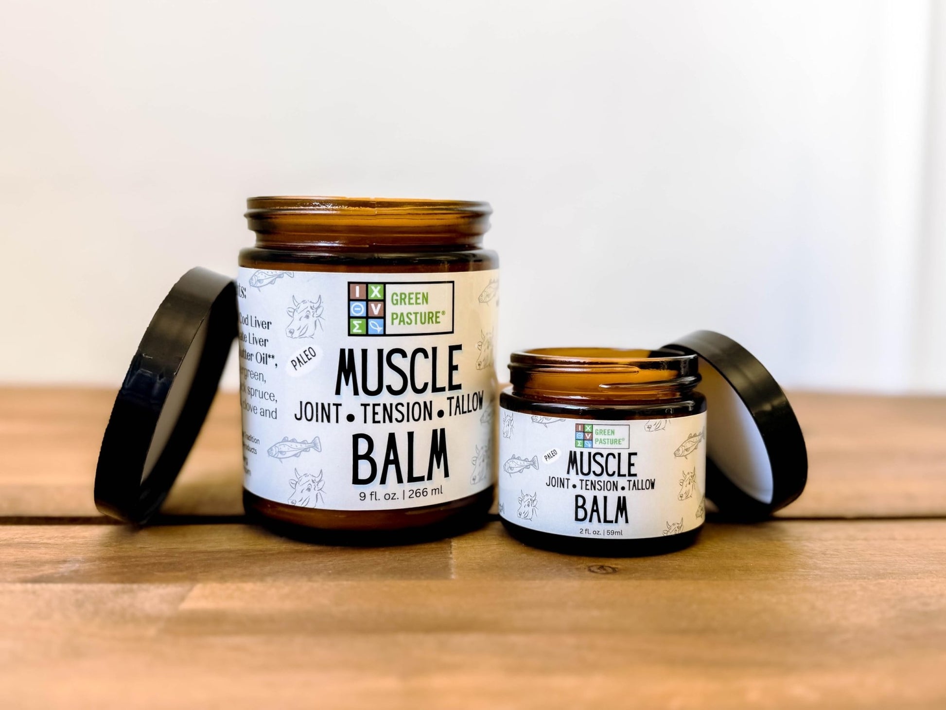 Green Pasture Muscle Balm (Muscle Balm, 2, Fl Oz), Cream - dailyvitalstore