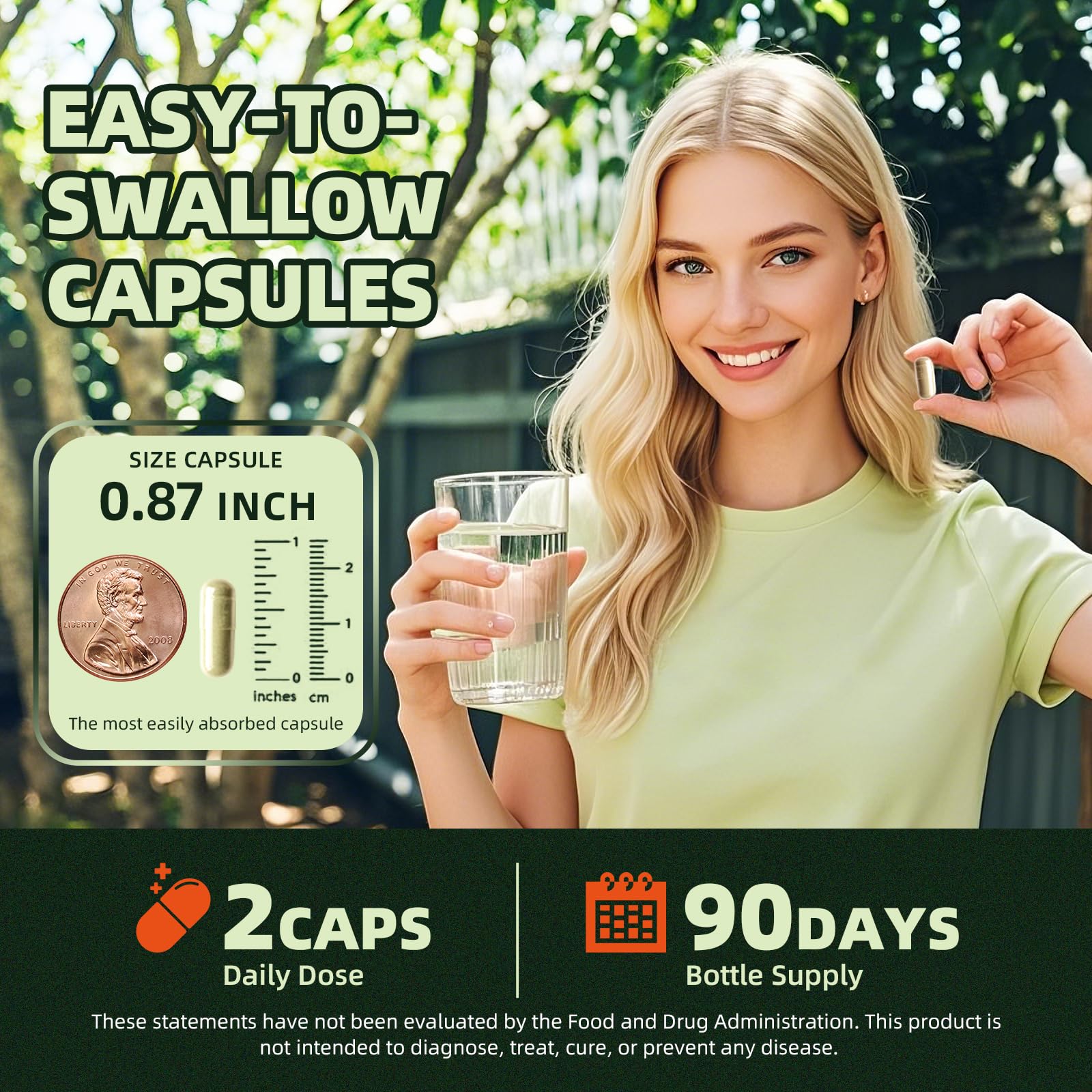 GREENPEOPLE Whole-Leaf Moringa Capsules 1500mg - High Potency 10:1 Moringa Oleifera Leaf Extract - Natural Green Superfood for Energy & Immune Support - dailyvitalstore