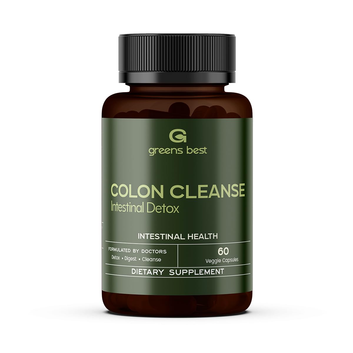 GREEN'S BEST Colon Cleanse Capsules – Advanced Digestive Support & Natural Detox – with Probiotics, Senna, Aloe Ferox & Fiber - dailyvitalstore