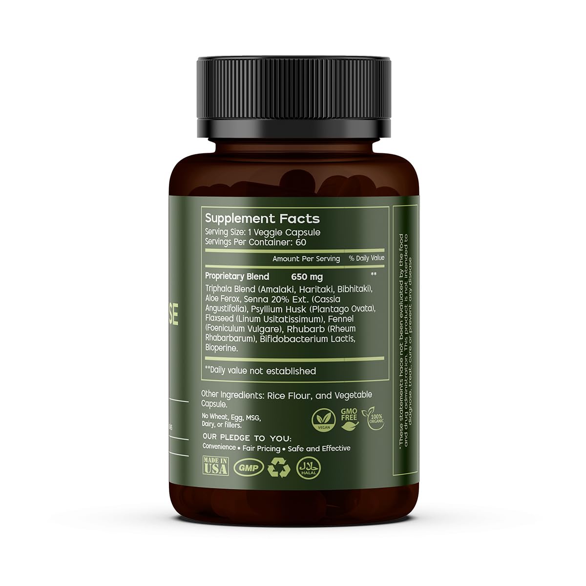 GREEN'S BEST Colon Cleanse Capsules – Advanced Digestive Support & Natural Detox – with Probiotics, Senna, Aloe Ferox & Fiber - dailyvitalstore