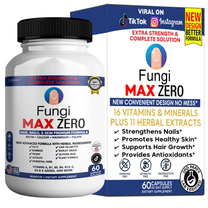 GREENVIFY Fungi Max Zero Hair, Nails & Skin Supplement. (1) - dailyvitalstore