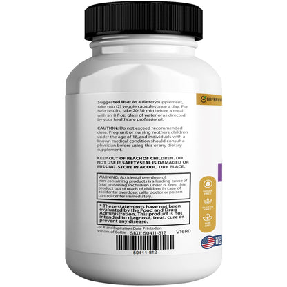 GREENVIFY Memorion Pro Max Extra Strength Brain Support Supplement, 60 Capsules, with DHA, Vitamins, Herbal Blend, 30-Day Supply (1) - dailyvitalstore