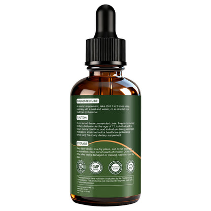 GrthNutr Black Walnut Wormwood Clove Tinture Cleanse for Humans - Gut Detox & Intestinal Health Digestive Support with Pumpkin, Oregano, Garlic Bulb - dailyvitalstore