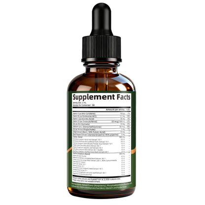 GrthNutr Black Walnut Wormwood Clove Tinture Cleanse for Humans - Gut Detox & Intestinal Health Digestive Support with Pumpkin, Oregano, Garlic Bulb - dailyvitalstore