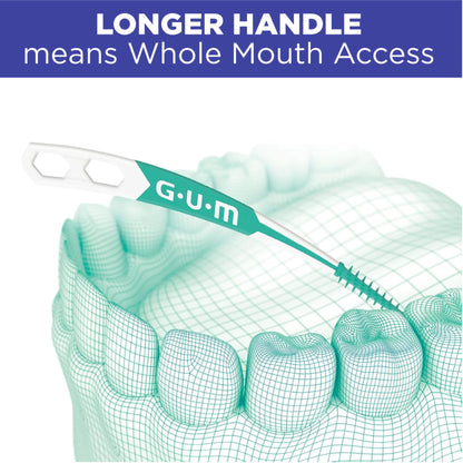 GUM Soft-Picks Advanced – Easy-to-Use Interdental Picks for Plaque Removal & Gum Health with Convenient Carry Case, Dentist Recommended - dailyvitalstore