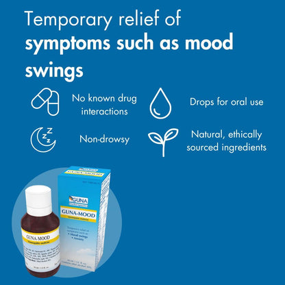 Guna Mood Natural Homeopathic Relaxation Aid - 1 Ounce - dailyvitalstore