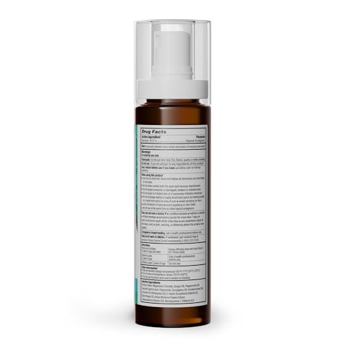 GuruNanda Menthol with Magnesium Spray for Pain Relief – 10.5% Menthol Cooling Spray for Muscle, Joint & Back Discomfort – No-Mess, Fast-Acting Relief, Pack of 3 - dailyvitalstore