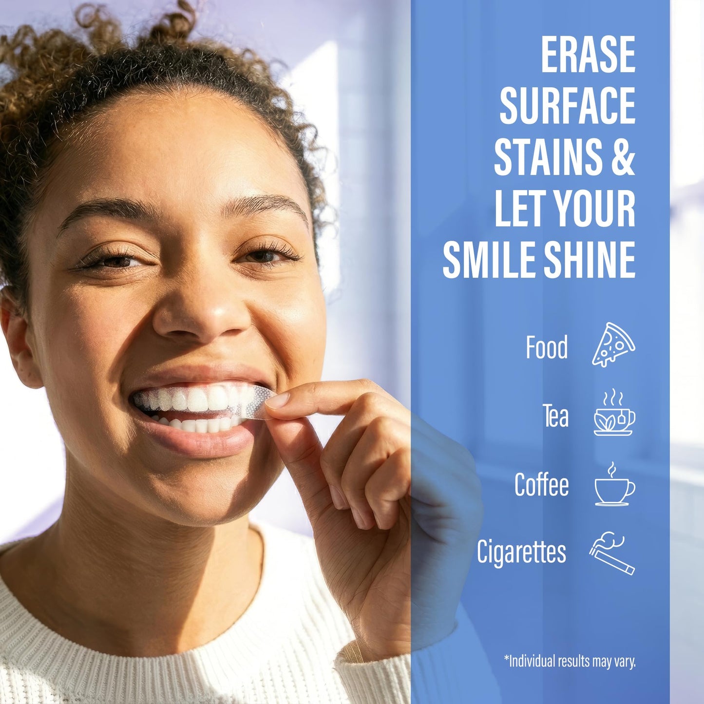 GuruNanda Teeth Whitening Strips Kit - 7-Day Treatment with Non-Slip, Dry Strip Technology - dailyvitalstore
