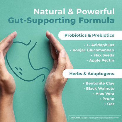 GutOptim Probiotic & Prebiotic Capsules | Pre and Probiotics for Synbiotic Gut Health & Bloating Relief for Women & Men | Enzyme with Probiotics for Digestive Health | Non-GMO, 60 Ct, 3 Month Supply - dailyvitalstore