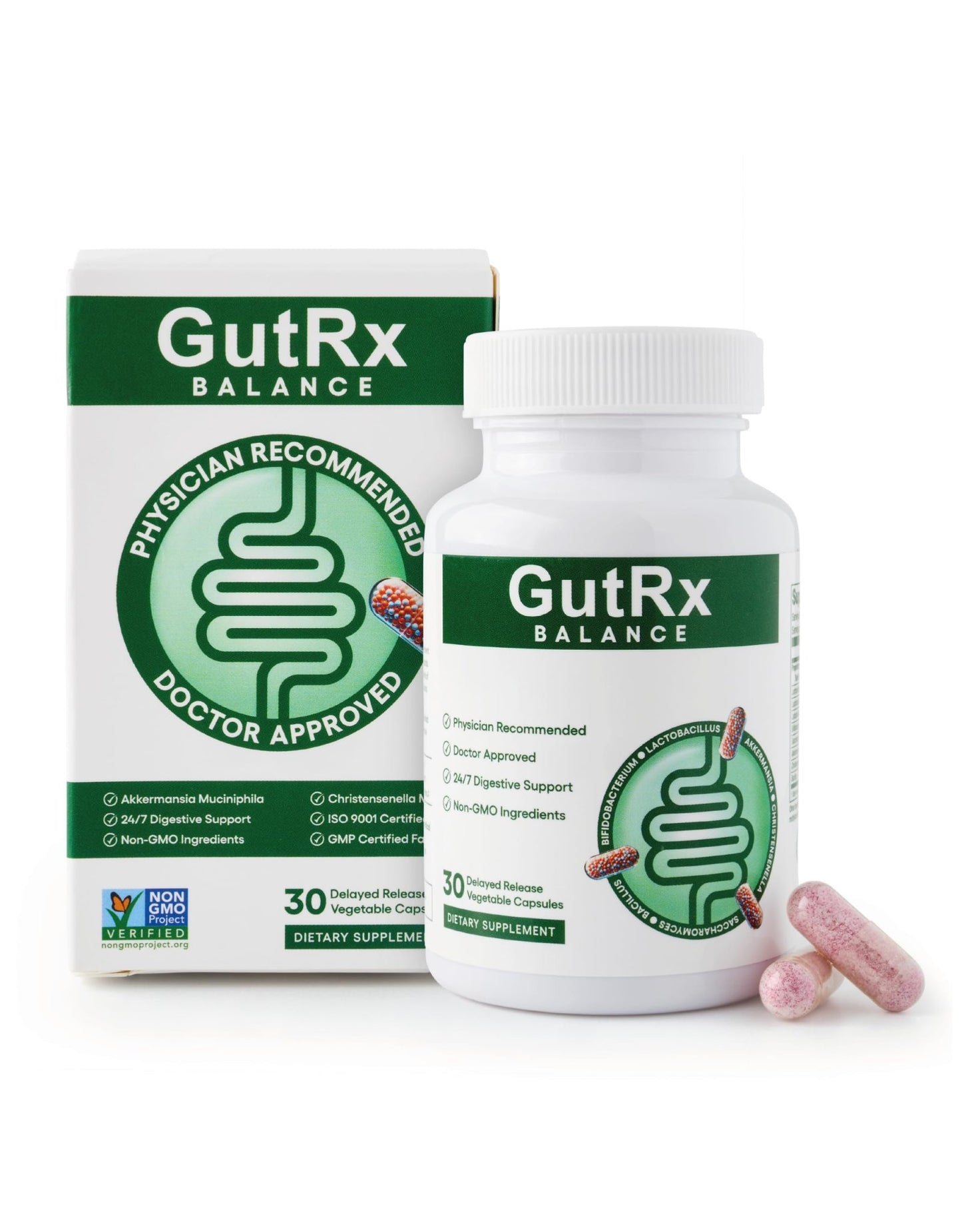 GutRx Balance – Probiotics for Women & Men with Akkermansia Probiotic & Christensenella, Alternative for Gut Health with Lactobacillus Plantarum, - dailyvitalstore