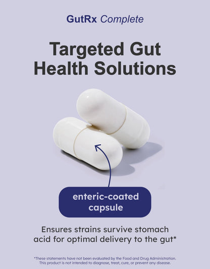 GutRx Complete Probiotic, Prebiotic, Postbiotic, Alternative with Akkermansia & Christensenella for Gas, Bloating, Gut Barrier & Microbiome Support - dailyvitalstore