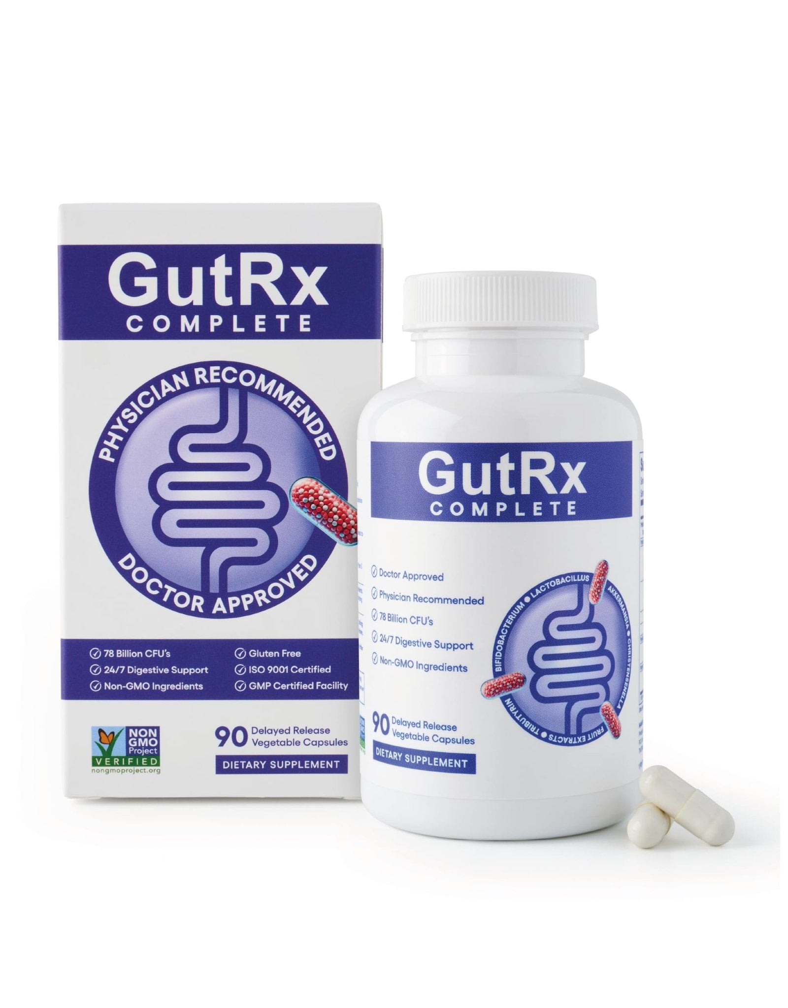 GutRx Complete Probiotic, Prebiotic, Postbiotic, Alternative with Akkermansia & Christensenella for Gas, Bloating, Gut Barrier & Microbiome Support - dailyvitalstore