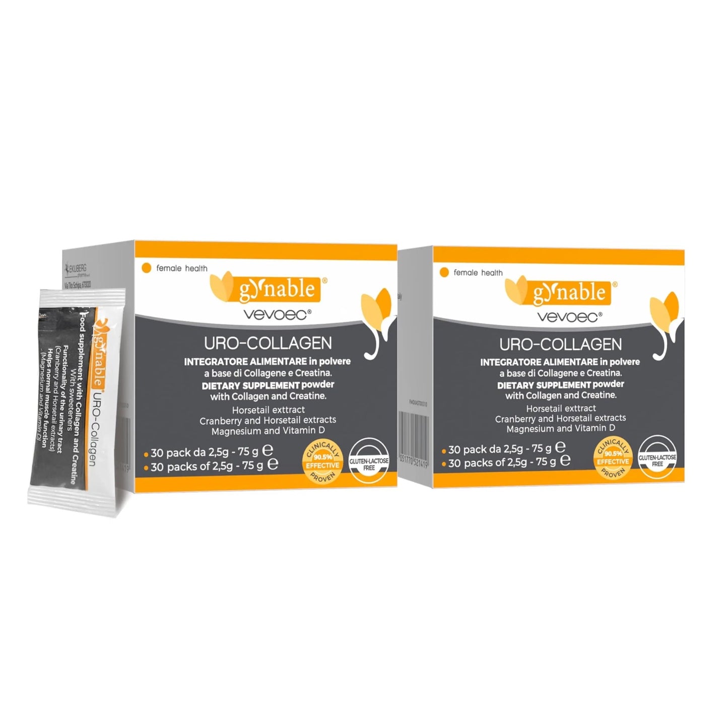 Gynable Bladder Control Supplements for Urinary Leakage: Due to Laughing Sneezing Exercise - Occasional Urgency Urinary Frequency Defense Comprehensive Bladder Support for Women, Powder, 2 Boxes - dailyvitalstore