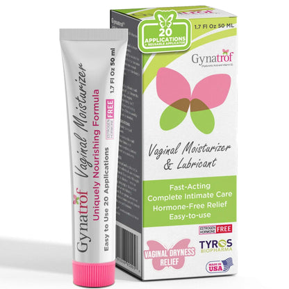 Gynatrof Vaginal Moisturizer, Long-Lasting for Vaginal Dryness & Irritation, Hormone-Free Hyaluronic Acid & Vitamin E Feminine Care, Daily Hydration For Intimate Feminine Care, 1.7 fl oz - dailyvitalstore