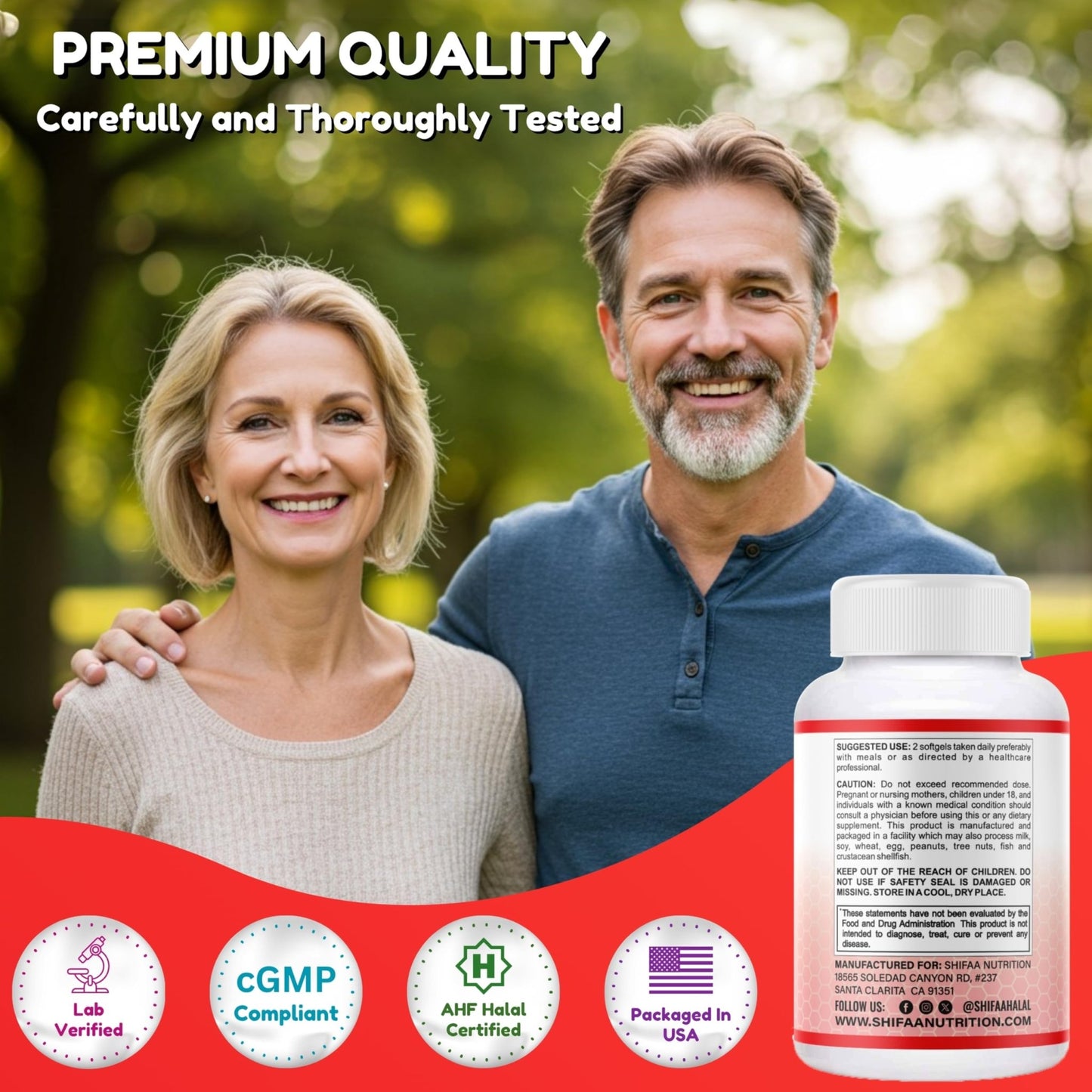 Halal Omega 3 Fish Oil 2000mg - 60 Servings, 120 Softgels. Wild Caught, Purified, Keto Friendly, Non-GMO & Gluten-Free. Brain, Heart & Cardiovascular Support. - dailyvitalstore