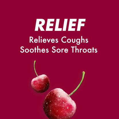 HALLS Cough and Throat Relief Cherry Cough Drops, Bulk Pack, 200 Drops - dailyvitalstore