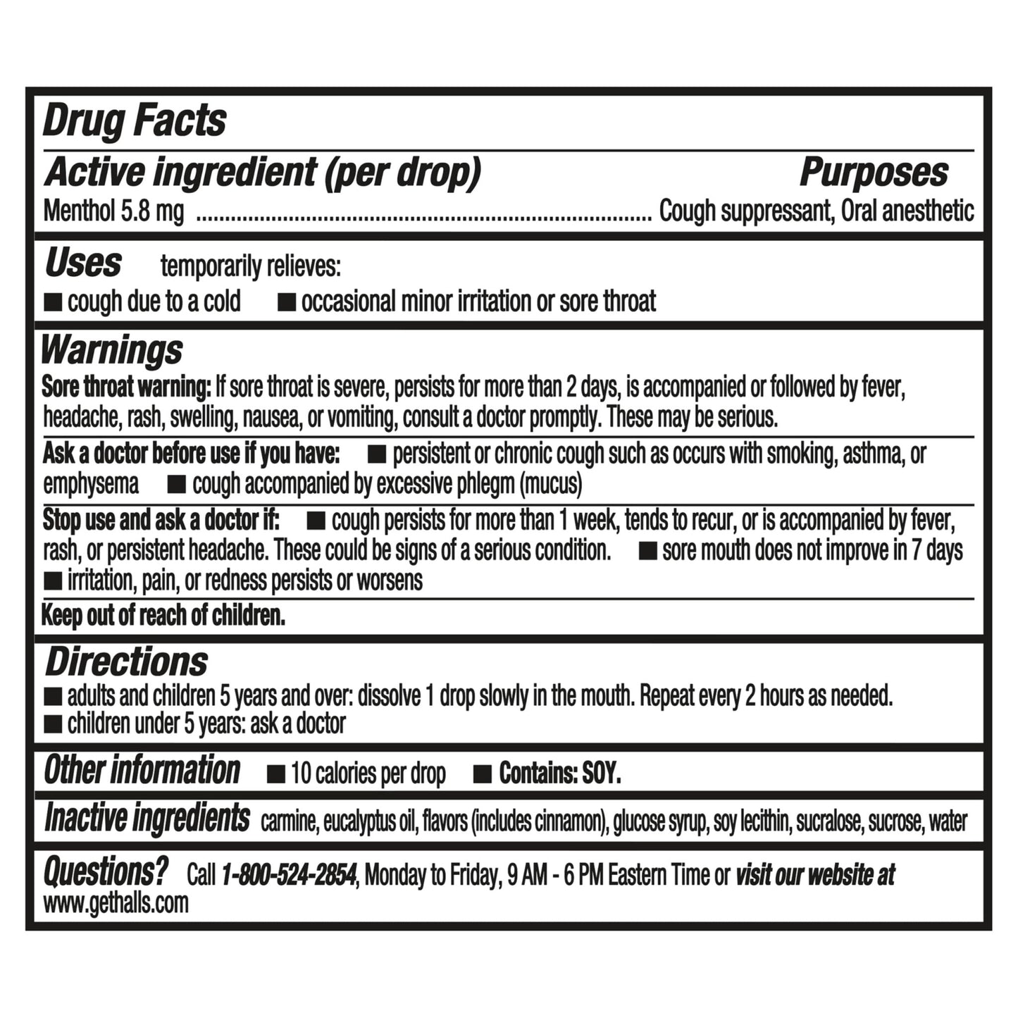 Halls Cough and Throat Relief Cherry Cough Drops, Bulk Pack, 250 Drops - dailyvitalstore