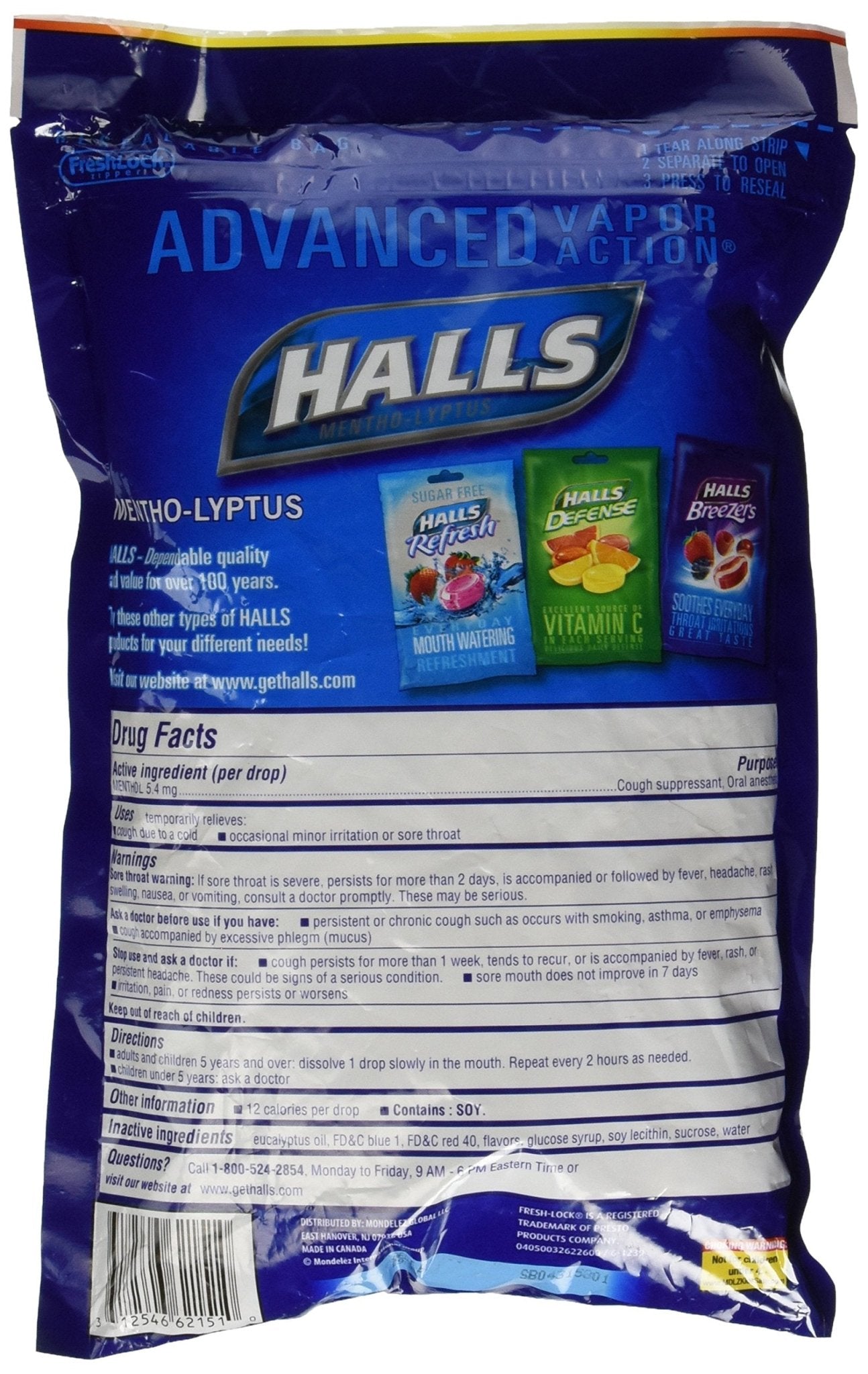 Halls Mentho-Lyptus - 200 drops - dailyvitalstore