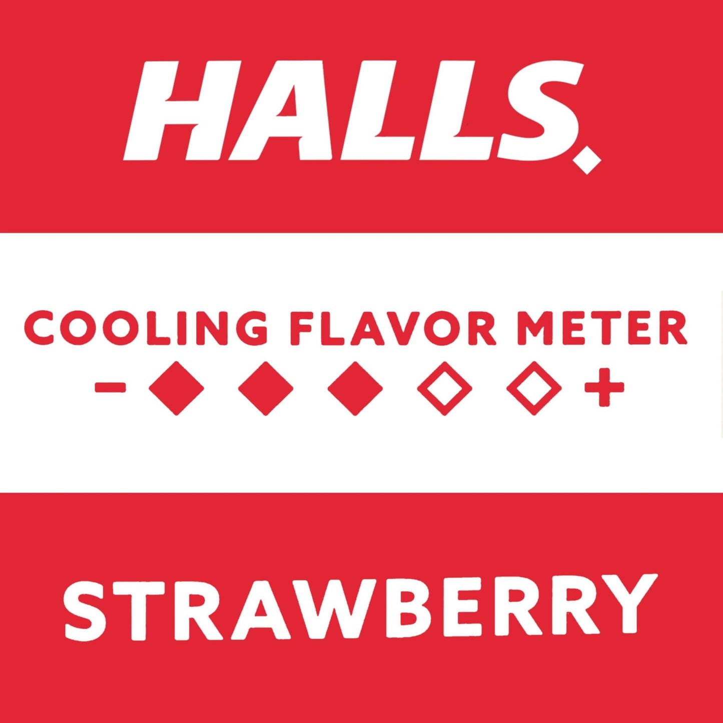 HALLS Throat Relief Strawberry Cough Drops, Value Pack, 80 Drops - dailyvitalstore