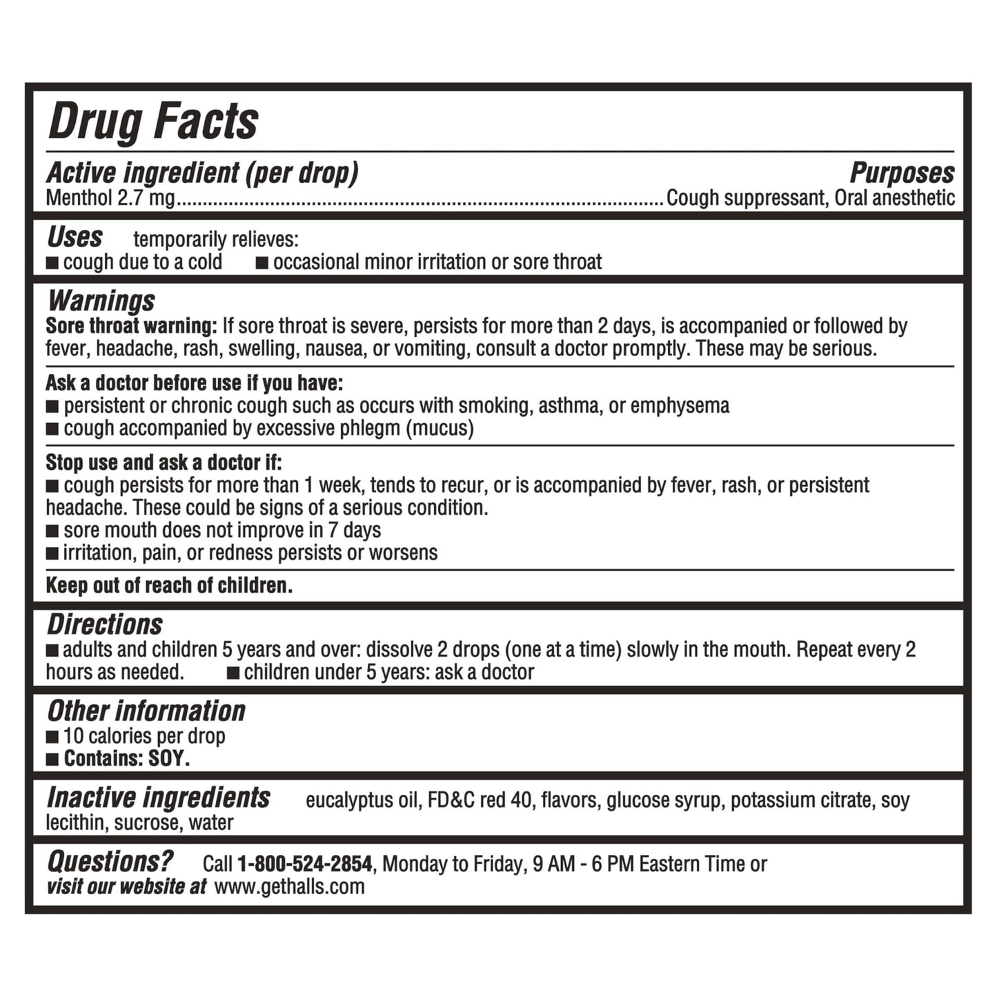 HALLS Throat Relief Strawberry Cough Drops, Value Pack, 80 Drops - dailyvitalstore