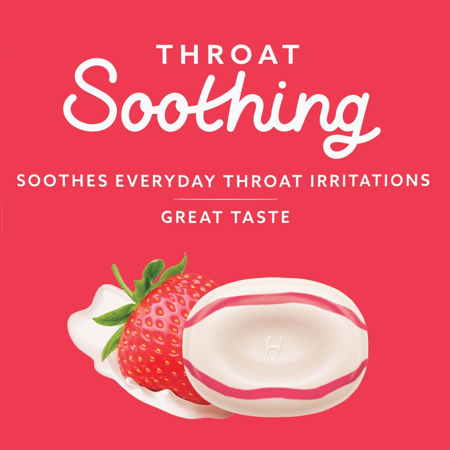 HALLS Throat Soothing Creamy Strawberry Throat Drops, 70 Drops - dailyvitalstore
