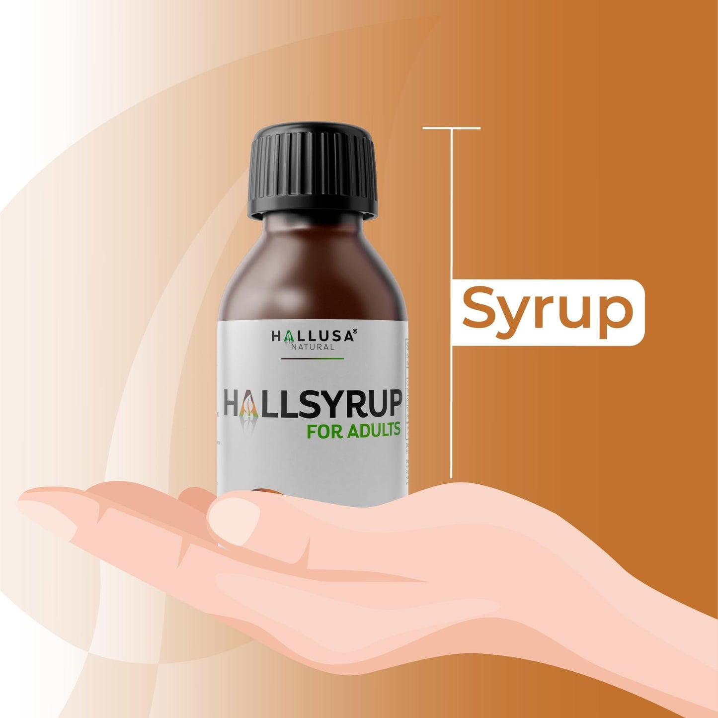 HallSyrup Herbal Supplement for Adults 4 oz – Natural Blend with Turmeric Extract 95%, Fresh Ginger Root, Pure Honey & Aloe Vera – Supports Throat Comfort, Seasonal Wellness & Everyday Vitality - dailyvitalstore