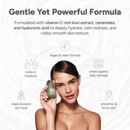 Halo Beauty Kiwi Seed Booster Skin Supplement Refill Pack | Anti-Aging Hydration & Glowing Skin Support with Kiwi Seed, Vitamin C, D3 & Zinc | Vegan Collagen Support Capsules | 1-Month Supply - dailyvitalstore
