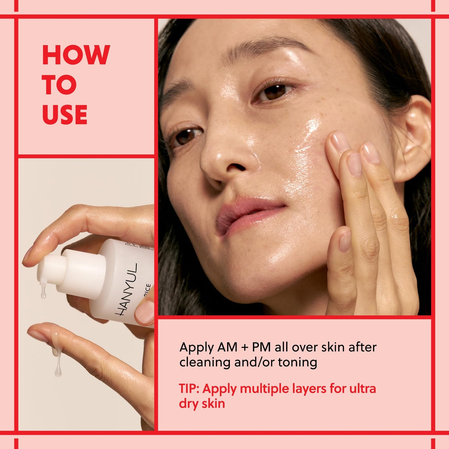 HANYUL Red Rice Hydrating Serum with Vegan Ceramide | Korean Skincare for Deep Hydration, Radiant Skin Glow, Firming & Barrier - dailyvitalstore