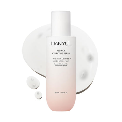 HANYUL Red Rice Hydrating Serum with Vegan Ceramide | Korean Skincare for Deep Hydration, Radiant Skin Glow, Firming & Barrier - dailyvitalstore