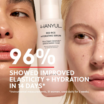 HANYUL Red Rice Hydrating Serum with Vegan Ceramide | Korean Skincare for Deep Hydration, Radiant Skin Glow, Firming & Barrier - dailyvitalstore