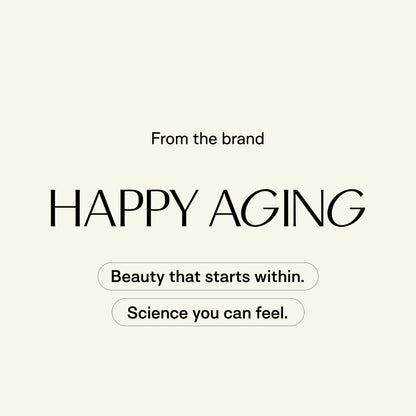Happy Aging Marine Collagen Peptides Glow Shot 10,000mg - Liquid Collagen for Women with Liposomal Delivery - Promotes Skin Hydration, Elasticity & Radiance - Supports Hair & Nails, 10 Shots - dailyvitalstore