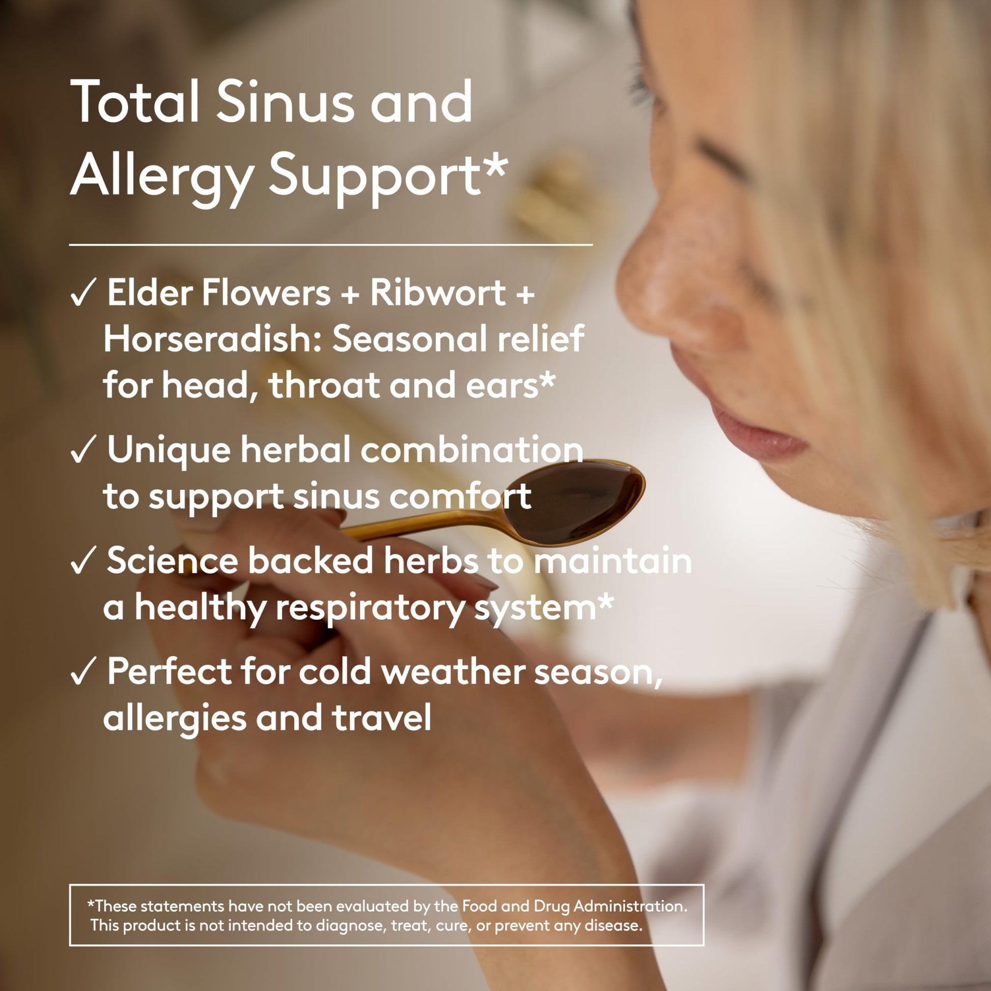 Harker Herbals Sinus Ease Syrup, Herbal Nasal Care for Runny Nose, Sinus Pressure, High Absorption, Herbal Flavor, Plant-Based - 6.7 Fl oz (40 Servings) - dailyvitalstore